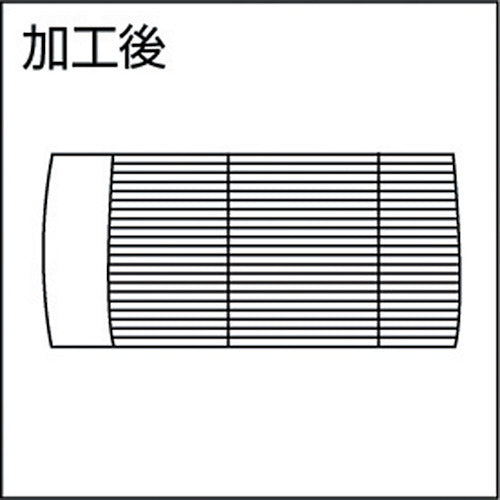 ＳＵＰＥＲ　切削ローレット駒（小径平目用）ピッチ：０．５　外径Ａ：９．５　KNCF0905R　1 個