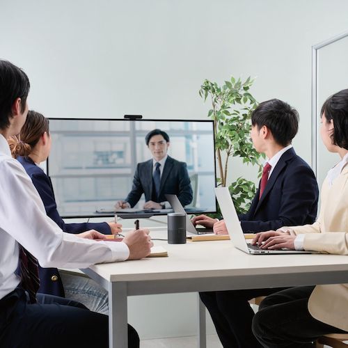 ELECOM Conference Speakerphone Noise Reduction Echo Canceller Omnidirectional Microphone Wired USB-A HS-SP02BK 1 pc