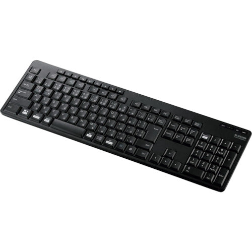 ELECOM Full Keyboard Wireless (2.4GHz) Quiet Design Antibacterial Black TK-FDM116SKTBK 1 unit