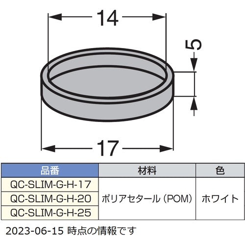 ＳＵＧＡＴＳＵＮＥ　（２０００５１２５５）ＱＣ−ＳＬＩＭ−Ｇ−Ｈ−１７グライド　スムーズ仕様　QC-SLIM-G-H-17(16PK)　1 Ｓ