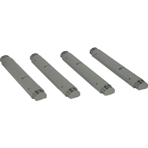 TRUSCO Plastic Shelf Legs Only Set of 4, Height 515mm, Arsenal Gray, TPT-515K-DG 1 S