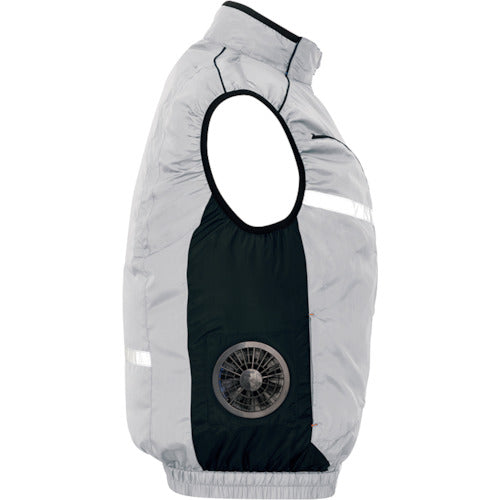 아이토스 물류 작업 대응형 공조복 베스트(공조복 TM) 네이비 M AZ50195-008-M 1 착용