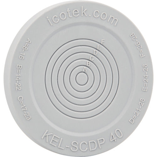 icotek Membrane One-touch Grommet (Wiring Diameter 8-28mm) KEL-SCDP40-43482 1 pc