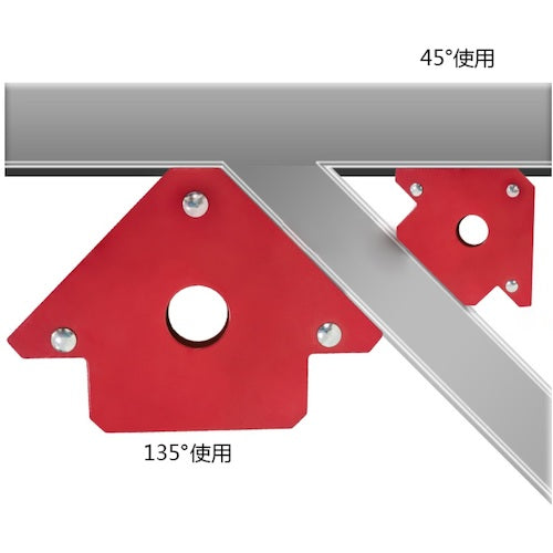 セーフラン　溶接マグネットホルダー　Ｍサイズ　１５６ｘ１０３ｘ厚さ１５ｍｍ　吸着力約２２ｋｇ　J2444-M　1 個