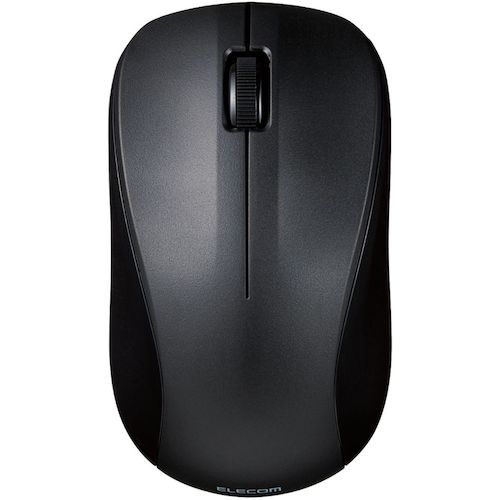 ELECOM Mouse Bluetooth IR LED 3 Button M Size Antibacterial Black M-BY11BRKBK 1 pc
