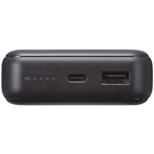 ELECOM Mobile Battery 20000mAh USB-A Output 1 Port USB-C Input/Output 1 Port Black DE-C34-20000BK 1 pc