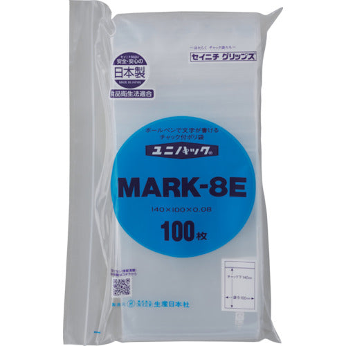 SEINICHI "UNIPACK" MARK-8E 140 x 100 x 0.08 100 sheets MARK-8E-100 1 bag
