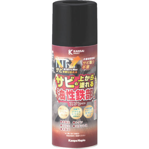 KANSAI Oil-based SSP for Iron Parts, Black, 300ml, 00477640022300, 1 pc