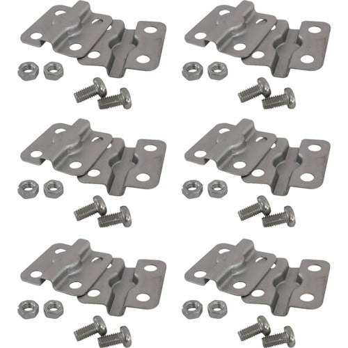 DAIDOHANT Stainless steel fence hardware 35 x 35mm [M5 pan head screw and M5 hex nut included] (6 sets) 10179587 1 S