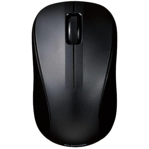 ELECOM Mouse Bluetooth IR LED 3 Buttons S Size Antibacterial Quiet Black M-BY10BRSKBK 1 pc