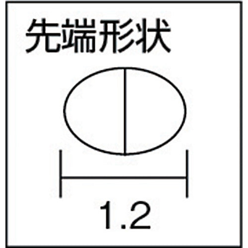 TOP 니들 노즈 플라이어 스테인리스제 100 mm NN-100 1 쵸