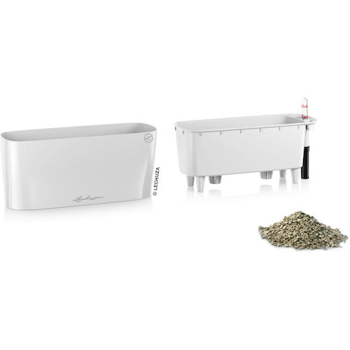 레츄자 저면 급수 플랜터 델타 20 토용량 5 L 화이트 15560 1개