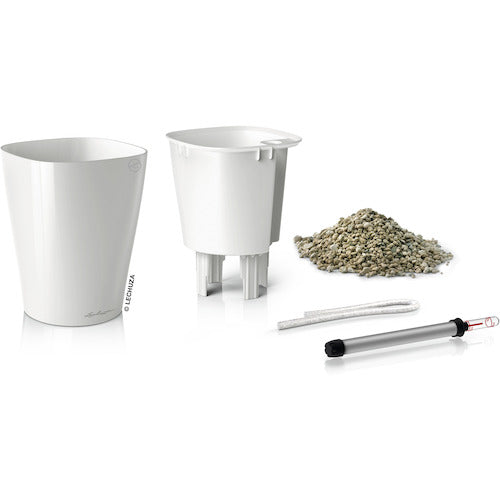 レチューザ　底面給水プランター　デルティーニ　土容量１．２Ｌ　ホワイト　14900　1 個