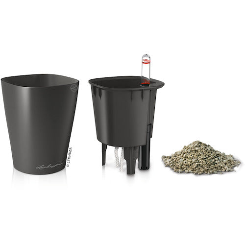 レチューザ　底面給水プランター　ミニデルティーニ　土容量０．４Ｌ　チャコール　14949　1 個