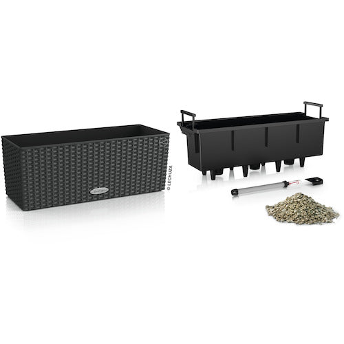 レチューザ　底面給水プランター　バルコネラ　コテージ　グラニット　15602　1 個