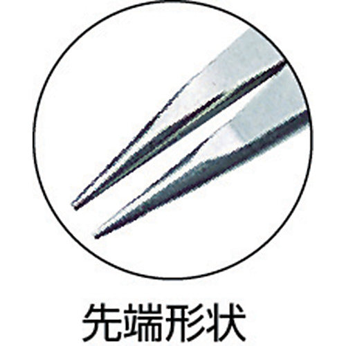 TOP 라운드 노즈 플라이어 스테인리스제 100mm RN-100 1 丁