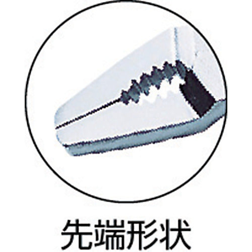 ＴＯＰ　シンストレートノーズプライヤ　２００ｍｍ　SN-200　1 丁