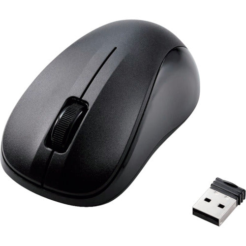 ELECOM Business Mouse Wireless IR Mouse S Size Antibacterial RoHS Compliant Black M-K5DRKBK/RS 1 pc