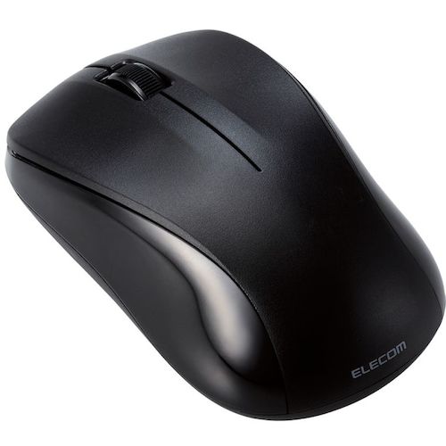 エレコム　法人向けマウス　Ｂｌｕｅｔｏｏｔｈ　ＩＲマウス　Ｍサイズ　抗菌　ＲｏＨＳ指令準拠　ブラック　M-K6BRKBK/RS　1 個