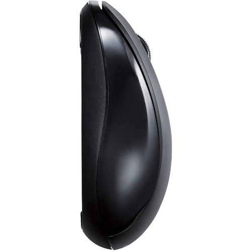 ELECOM Business Mouse Bluetooth Laser Mouse Medium Size Antibacterial RoHS Compliant Black M-S2BLKBK/RS 1 pc