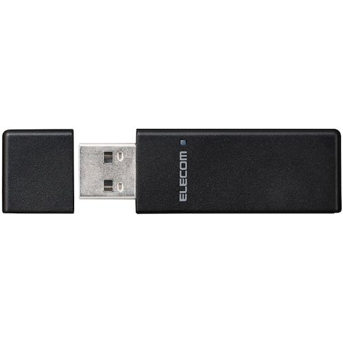 ELECOM 카드 리더 스틱 타입 USB2.0 대응 SD+microSD 대응 블랙 MR-D205BK 1개