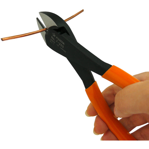 Fujiya European-style heavy-duty pliers, total length 205 mm, 7-200, 1 piece