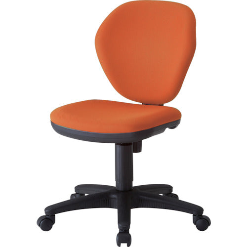 TRUSCO 오피스 의자 오렌지 T-10-OR 1 다리