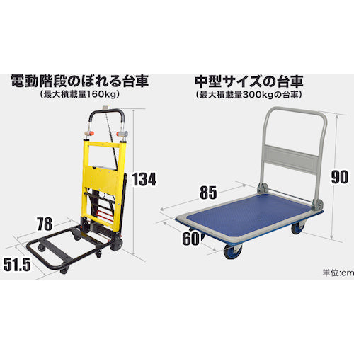 サンコー　電動階段のぼれる台車ハンドル可変タイプ　ELECTRL4　1 台