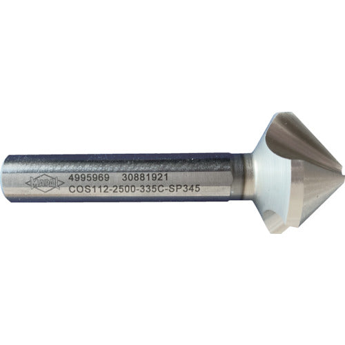 マパール　マパール　ＭＥＧＡ−Ｃｏｕｎｔｅｒｓｉｎｋ（ＣＯＳ１１２）　不等分割　３枚刃　フラット付きシャンク　COS112-0800-335C-SP345　1 本