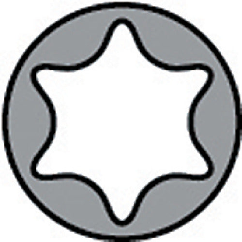 TONE Impact Hex Lobe Socket Torx Socket E16 Tip Dimension 14.71mm 3ATX-E16 1 pc