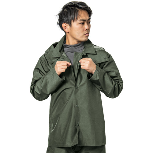 Ｍａｋｋｕ　きどらないレインウェアセットアップ　ダークグリーン　Ｍ　AS-4700-DG-M　1 着