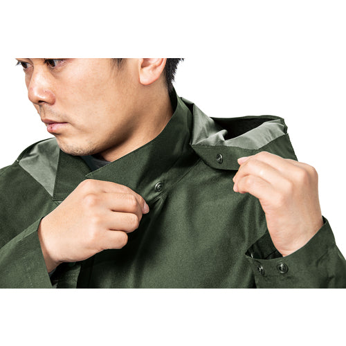 Makku Casual Rainwear Set Dark Green L AS-4700-DG-L 1 piece