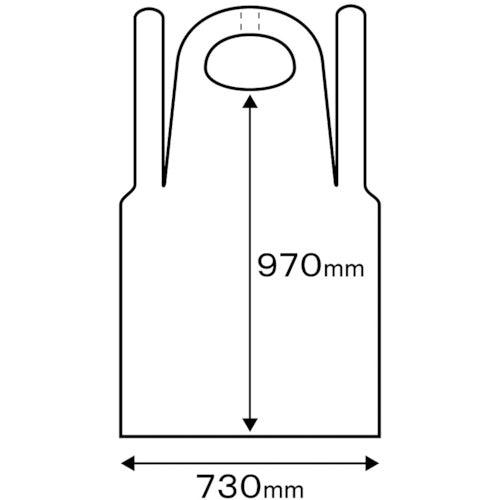 竹虎　ビニールエプロンＰ　ブルー　５０枚入　076356　1 箱