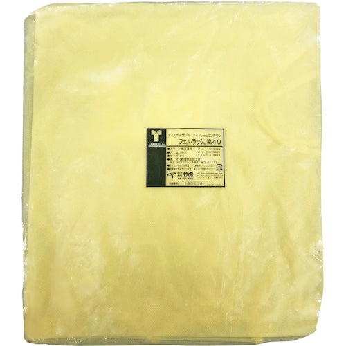 Taketora Ferlac No. 40 (Isolation Gown Free) Yellow 1 sheet x 100 bags 076422 1 box