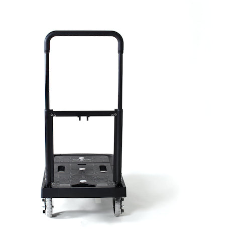 ダンディ　樹脂製台車　フラットカート２　ブラック　Ｗ６７５×Ｄ４０６　荷重８０ｋｇ　　F-CART02　1 台