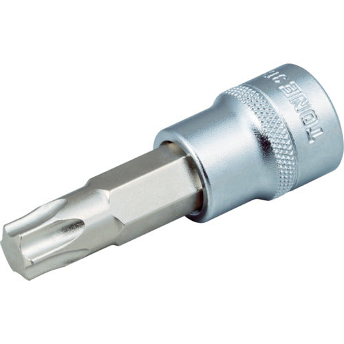 ＴＯＮＥ　ヘックスローブソケット　トルクスソケット（強力タイプ）　Ｔ３０　差込角９．５ｍｍ　先端寸法５．４９ｍｍ　3TX-T30　1 個