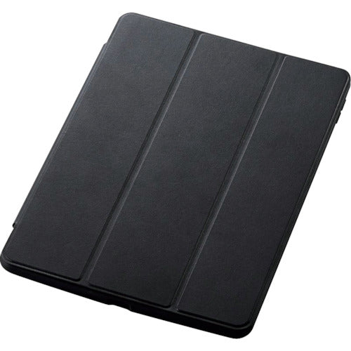 ELECOM iPad 9세대(2021)용 하이브리드 케이스 프레임 컬러 플랩 첨부 블랙 TB-A21RTSLFCBK 1개