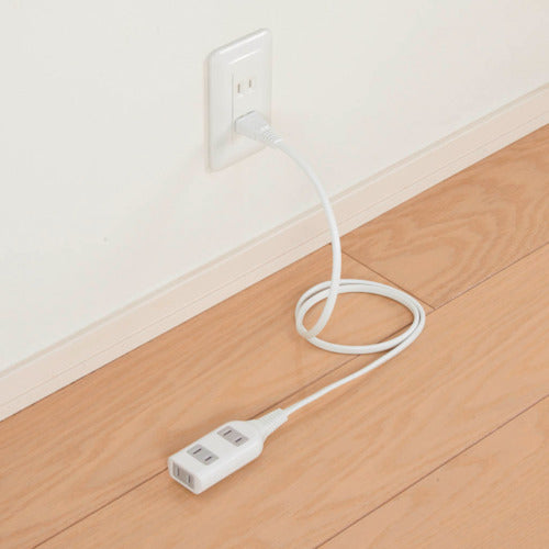 ＹＡＺＡＷＡ　テーブルタップ３個口５ｍホワイト　HSL305WH　1 個