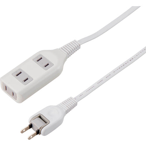 YAZAWA Surge-Resistant Tap, 3 Outlets, 3m, White, Y02S303WH, 1 Piece