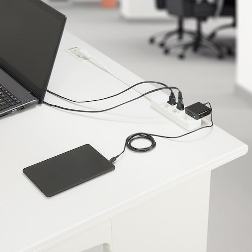 ＹＡＺＡＷＡ　３個口節電タップ２ｍホワイト　H8S332WH　1 個