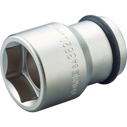 ＴＯＮＥ　インパクト用ソケット（自動車整備用）　ホイルナットコンビソケット　差込角１９．０ｍｍ　対辺寸法３２ｍｍ　6A-3217　1 個