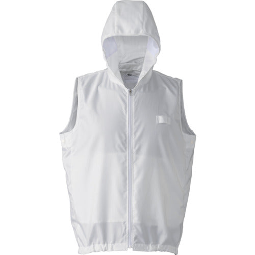 GOLDWIN Air Conditioned Clothing [R-Ue] Hooded Outer Vest White S PK2901-WS 1 Unit