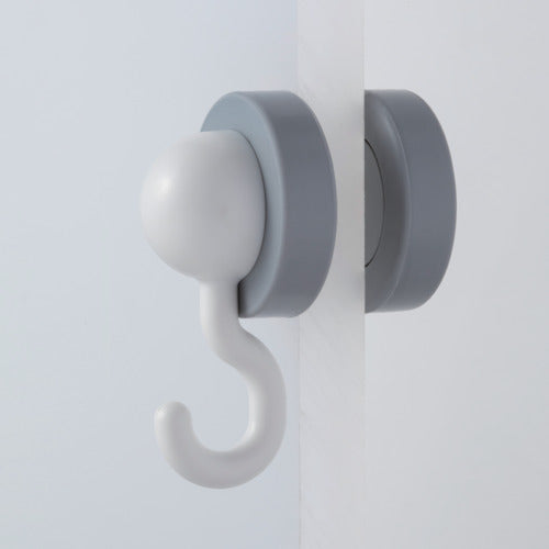 マグエバー　挟んで使うマグネット　マグサンド　ｊフック　ホワイト　強力マグネットフック　ネオジム磁石　1-0245SAND-JW　1 個