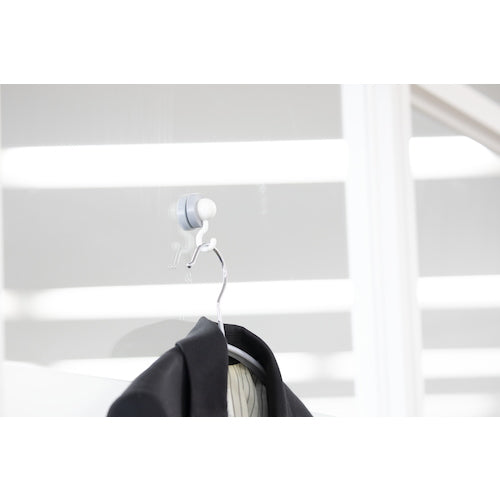 マグエバー　挟んで使うマグネット　マグサンド　ｊフック　ホワイト　強力マグネットフック　ネオジム磁石　1-0245SAND-JW　1 個