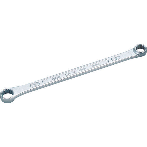 ＴＯＮＥ　両口ロングめがねレンチ（ストレート）　対辺寸法１０×１２ｍｍ　全長１９２ｍｍ　M04-1012　1 丁
