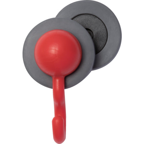 MagEver Clamp Magsand J-Hook Red Strong Magnet Hook Neodymium Magnet 1-0269SAND-JR 1 piece