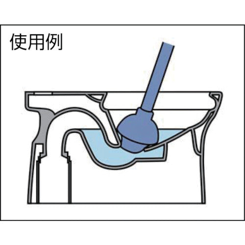 コンドル　ラバーカップ　洋式　大　トイレつまり取り用　幅１６５×長さ６２０ｍｍ　C286-00LU-MB　1 本