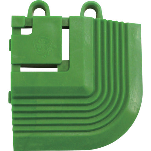 コンドル　エバック　屋外用マット　ライナーハードマット　コーナー　緑　F-120-FC-G　1 枚