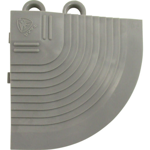 コンドル　エバック　屋外用マット　ライナーハードマット　コーナー　グレー　F-120-FC-GR　1 枚