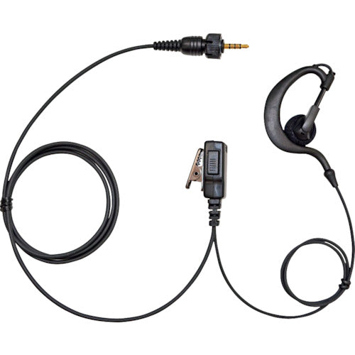 F.R.C. Ear-hook type earphone microphone (for PRO/transceiver only) FPG-23KWP 1 piece